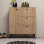 Hanah Home Bella 1802 Zapatero Bohemio Roble